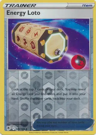 Astral Radiance Energy Loto #140/189 reverse holo